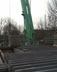 Installation of block and beam floor to flats