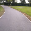 Concrete driveway to new industrial unit